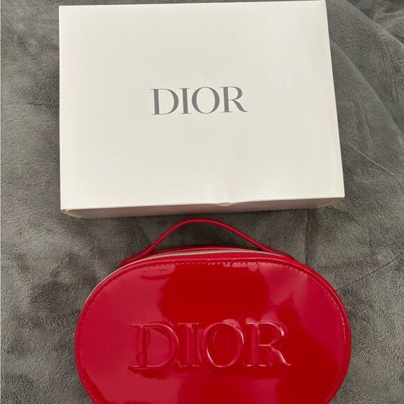 Dior Handbags - Dior Glossy Red Vanity Case